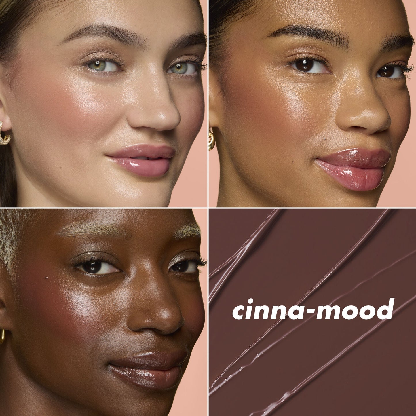 Soft Glam Cream Blush Cinna-mood on all skin tones